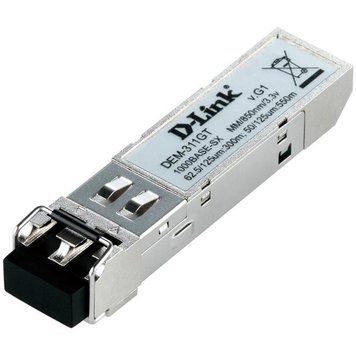 Трансивер D-Link DEM-311GT SFP, 1x1000BaseSX, MM 550м, LC (10шт/уп) DEM-311GT/10 фото
