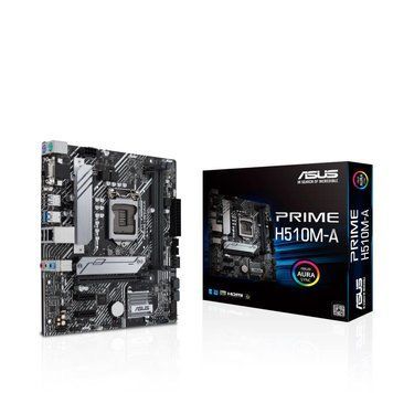 Материнcкая плата ASUS PRIME H510M-A s1200 H510 2xDDR4 M.2 HDMI DP D-Sub mATX 90MB17C0-M0EAY0 фото