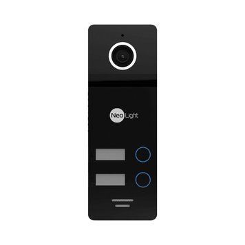 Відеопанель 2 Мп NeoLight MEGA/2 FHD Black на 2 абоненти 198412 фото