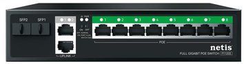 Комутатор Netis P112GS 12xGE (8xPoE, 2xUplink, 2xSFP), 120Вт, Некерований P112GS фото