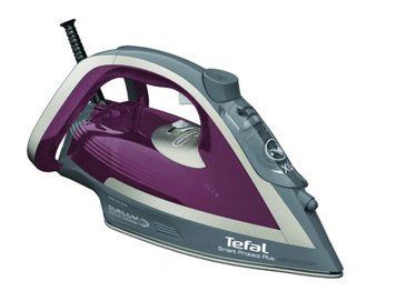 Утюг Tefal Smart Protect Plus, 2800Вт, 270мл, паровой удар -260гр, постоянный пар - 40гр, керам. подошва, серо-бордовый FV6870E0 фото