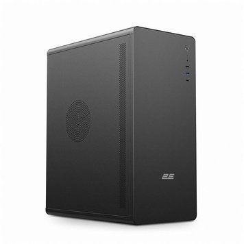 Корпус 2E Credo V500W без БЖ, 1xUSB3.0, 1х USB 2.0, 1xUSB Type-C, 1x120мм, VGA 310мм, ATX, білий 2E-V500B-400 фото