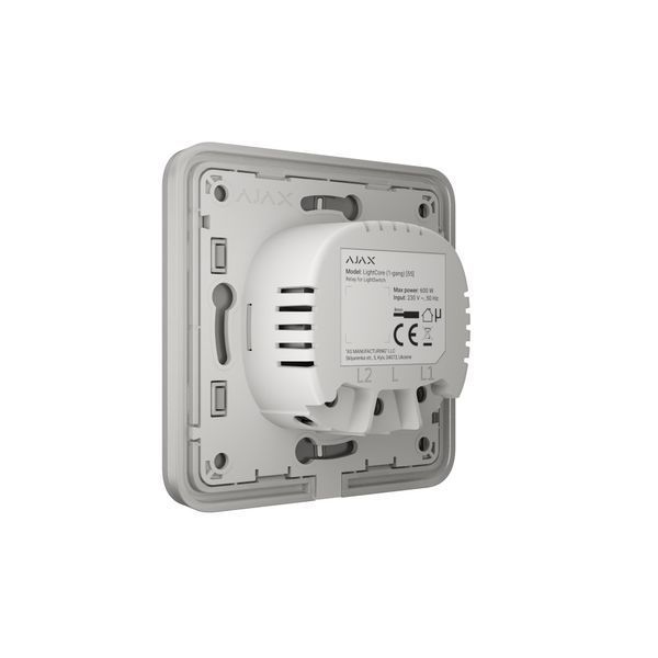 безконтактний вимикач Ajax Smart LightSwitch 2-gang Jeweller Fog S-16253 фото