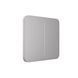 безконтактний вимикач Ajax Smart LightSwitch 2-gang Jeweller Fog S-16253 фото 2