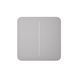 безконтактний вимикач Ajax Smart LightSwitch 2-gang Jeweller Fog S-16253 фото 1