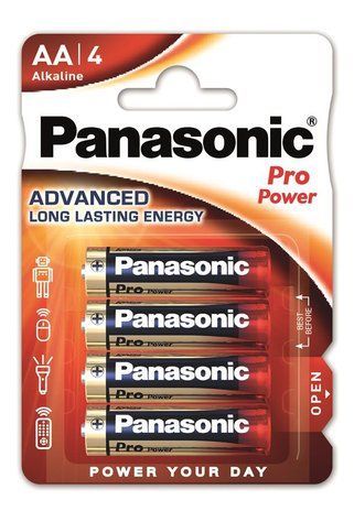 Батарейка Panasonic PRO POWER щелочная AA блистер, 4 шт. LR6XEG/4BP фото