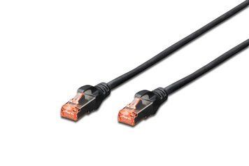 Патч-корд DIGITUS CAT 6 S-FTP, 2м, AWG 27/7, LSZH, черный DK-1644-020/BL фото