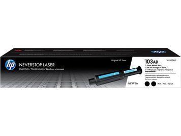 Тонер HP 103AD Neverstop LJ 1000a/1000w/1200a/1200w подвійна упаковка (2*2500стор) W1103AD фото