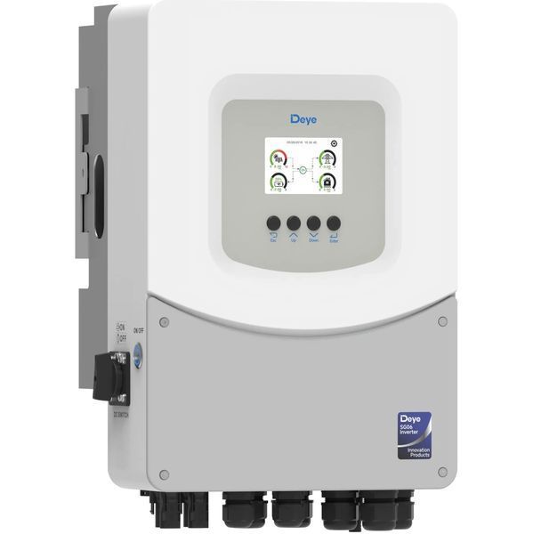 Гібридний інвертор DEYE SUN-6K-SG06LP1-EU-BM2 6kW 48V 2 MPPT 220V Однофазний (SUN-6K-SG06LP1-EU-BM2) SUN-6K-SG06LP1-EU-BM2 фото