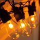 Ретро гірлянда вулична 10 LED лампочок 5 метрів А60 S141 фото 7