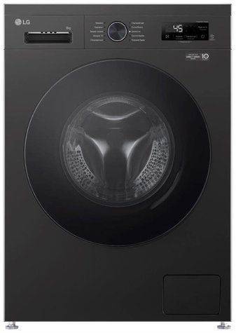 Пральна машина LG фронтальна, 9кг, 1200, A+++, 55см, дисплей, пара, інвертор, чорний F2Y1VS5J фото