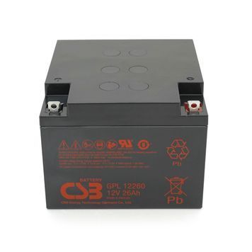 Аккумуляторная батарея CSB GPL12260, 12V 26Ah (166 х175 х125 мм),8.5 kg Q2 / 72 (ВЬЕТНАМ) GPL12260 фото
