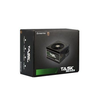 Блок живлення CHIEFTEC Task (500W), >85%, 80+ Bronze, 120мм, 1xMB 24pin(20+4), 1xCPU 8pin(4+4), 3xMolex, 5xSATA, 1xPCIe 8pin(6+2) TPS-500S фото