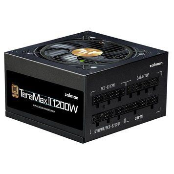 Блок живлення Zalman Teramax 2 (1200W), >90%, 80+ Gold, 120мм, 1xMB 28pin (18+10), 2xCPU 8pin(4+4), 3xMolex, 12xSATA, 4xPCIe 8pin(6+2), 1xPCIe GEN5 16pin, Full ZM1200-TMX2 фото