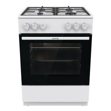 Плита Gorenje газова, 72л, 60x60см, чавун, білий GG6A10WFFM фото