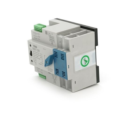Автомат введення резерву (АВР) двополюсний RQ2PC-125PV, 220V/125A на DIN-рейку для інверторів YRQ2PC-125PV-2P фото