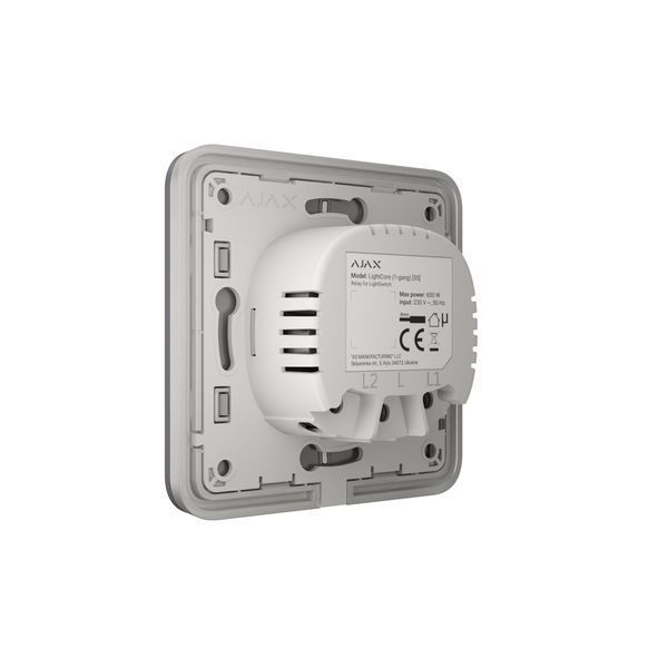 безконтактний вимикач Ajax Smart LightSwitch 2-gang Jeweller Grey S- 16254 фото