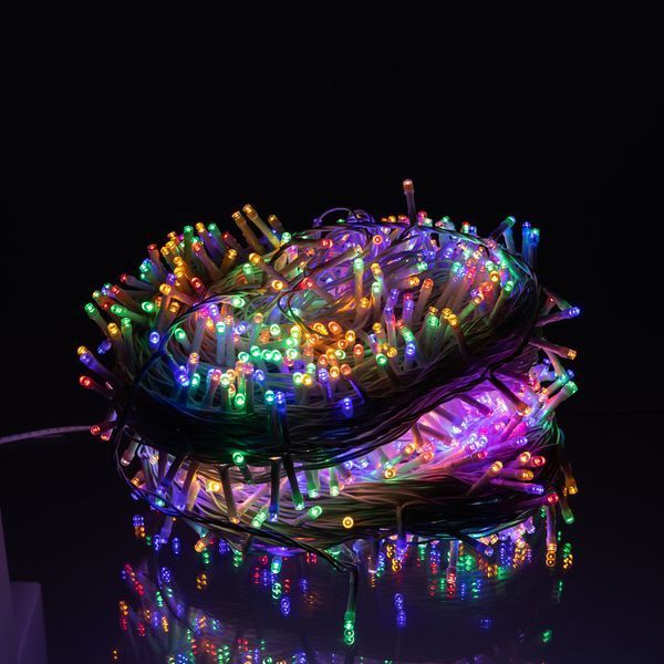 Гірлянда Різдвяна фея вулична 100 м 1000 LED білий провід Мультиколір CF1000L100MWML CF1000L100MWML фото