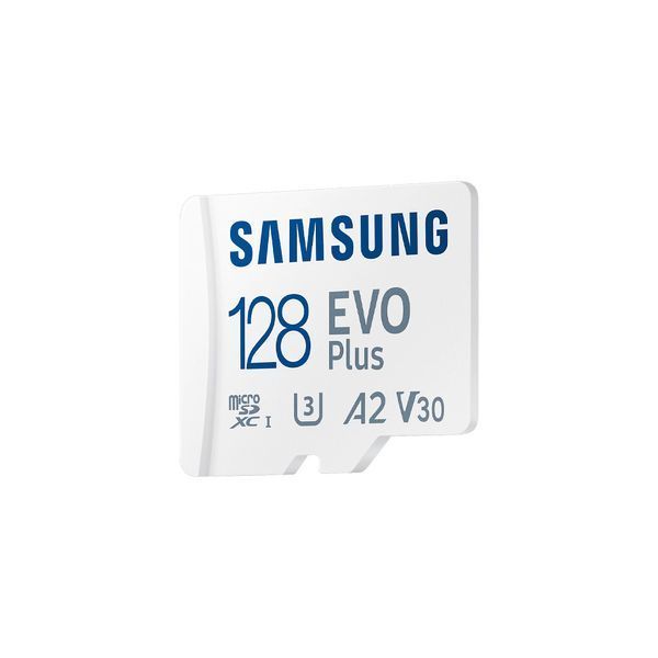 Карта пам'яті Samsung Evo Plus microSDXC 128GB UHS-I U3 V30 A2 + SD адаптер (MB-MC128KA/EU) 259925 фото