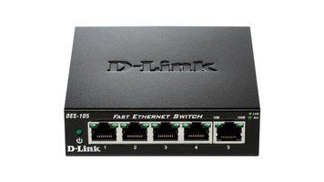 Комутатор D-Link DES-105/E 5xFE, Некерований, Метал DES-105 фото