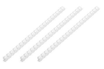 Пластиковые пружины для биндера 2E, 12мм, белые, 100шт 2E-PL12-100WH фото
