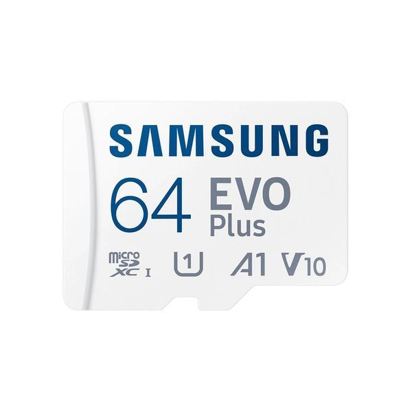 Карта пам'яті Samsung Evo Plus microSDXC 64GB UHS-I U1 V10 A1 + SD адаптер (MB-MC64KA/EU) 259924 фото