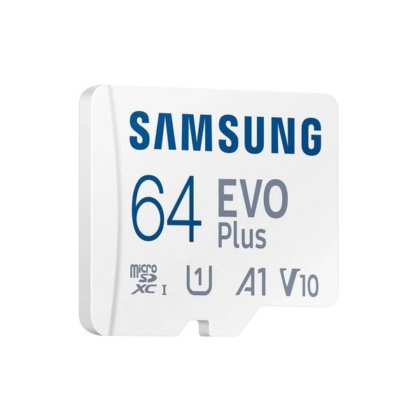 Карта пам'яті Samsung Evo Plus microSDXC 64GB UHS-I U1 V10 A1 + SD адаптер (MB-MC64KA/EU) 259924 фото