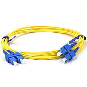 Патчкорд SC/UPC-SC/UPC SM 1.5м Duplex, Slim (2мм) UPC-1.5SCSC(SM)D(ON)S фото