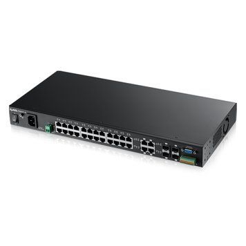 Комутатор ZyXEL MGS3520-28-L2 гігабітний 28-портовий з функцією заряду АКБ 270125 фото