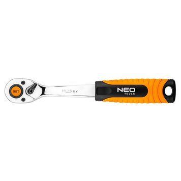 Ключ-тріскачка Neo Tools, 1/2", 90 зубців, CrV, 250мм 08-536 фото