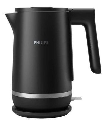 Електрочайник Philips Double Walled Kettle, 1.7л, Strix, з подвійними стінками, чорний HD9395/90 фото