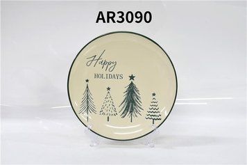 Тарелка Ardesto Christmas New Year's, 21см, керамика AR3090 фото