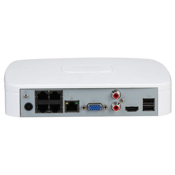 DHI-NVR2104-P-I2 4-канальный 1U 4PoE 1HDD WizSense Видеорегистратор Dahua 99-00010945 фото
