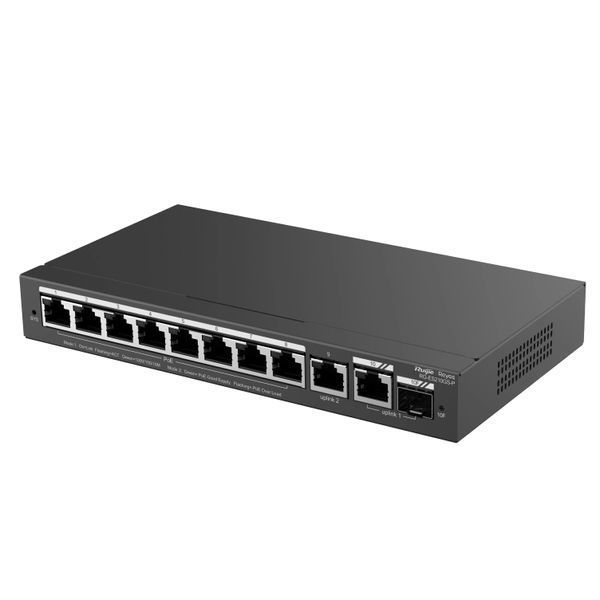 Ruijie RG-ES210GS-P PoE Комутатор 10 портів керований 99-00016218 фото