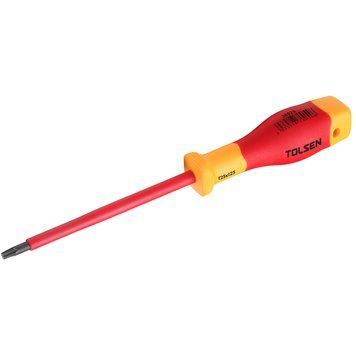 Викрутка Tolsen Premium Torx, діелектрична, T30х130мм V30830 фото