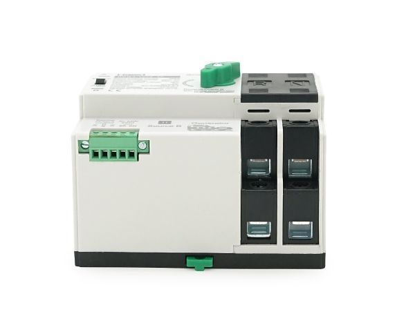 Автомат введення резерву (АВР) двополюсний HDQ3-125E/2P, 230V/125A на DIN-рейку для генераторів HDQ3-125E/2P фото