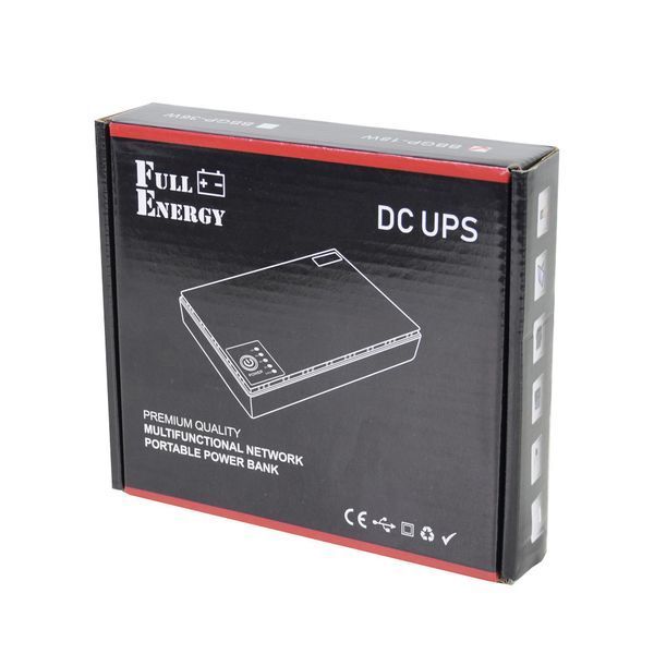 Джерело безперебійного живлення Full Energy BBGP-36W Mini UPS для Wi-Fi роутера 299820 фото