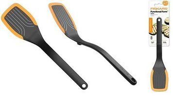 Лопатка кухонна Fiskars Functional Form, 37.3см, пластик, силікон, чорний 1027300 фото