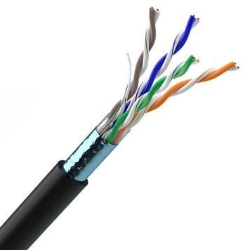 Кабель OK-Net КППЕ-ВП (100) FTP кат.5е, 4х2х0.51 бухта 305м (FTP мідь зовнішній) 105241 фото