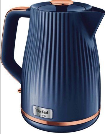 Електрочайник Tefal Loft 1.7л, Strix, пластик, синій KO251430 фото