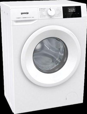 Стиральная машина Gorenje фронтальная, 6кг, 1000, A+++, 43.5см, дисплей, пар, инвертор, белый WNGPI61SBS фото