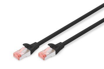 Патч-корд DIGITUS CAT 6 S-FTP, 5м, AWG 27/7, LSZH, черный DK-1644-050/BL фото