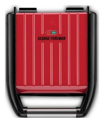 Гриль Russell Hobbs прижимной Family SteelGrill 1650Вт, темп. режимов-1, металл, крассно-черный 25040-56 фото