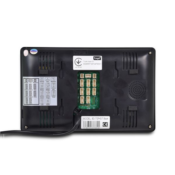 Комплект відеодомофона BCOM BD-770FHD Black Kit: відеодомофон 7" і відеопанель 242050 фото