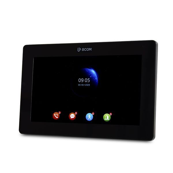 Комплект відеодомофона BCOM BD-770FHD Black Kit: відеодомофон 7" і відеопанель 242050 фото