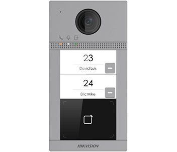 DS-KV8213-WME1(B) 2 Мп IP виклична панель на 2 абонента c ІЧ підсвічуванням і Wi-Fi DS-KV8213-WME1(B) фото