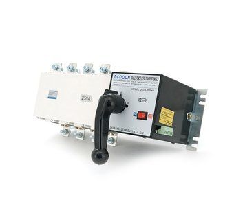 Автомат ввода резерва (АВР) четырехполюсный GCQ4P250A, 220V/250A, Отключающая способность KA:6, Винтовая фиксация, 360*177*165мм GCQ4P250A фото