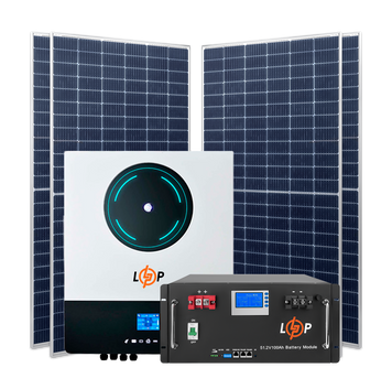 Комплект СЭС 8 кВт АКБ 5.1kWh (литий) 100 Ah Премиум LP31243 фото