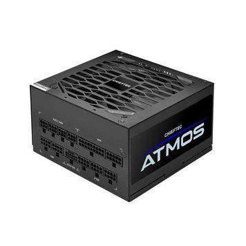 Блок живлення CHIEFTEC Atmos (850W), >90%, 80+ Gold, 120мм FDB, 1xMB 24pin(20+4), 2xCPU 8pin(4+4), 4xMolex, 9xSATA, 2xPCIe 8pin(6+2), 1xPCIe GEN5 16pin, Fully M CPX-850FC фото