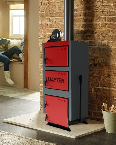 Котел твердопаливний тривалого горіння Marten Comfort MC-33 000002092 фото